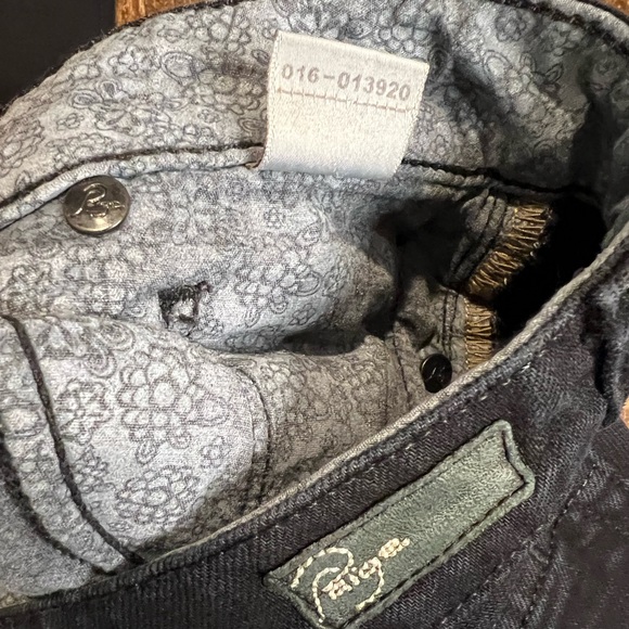 Paige lowrise flare laurel canyon black jeans - Picture 12 of 14